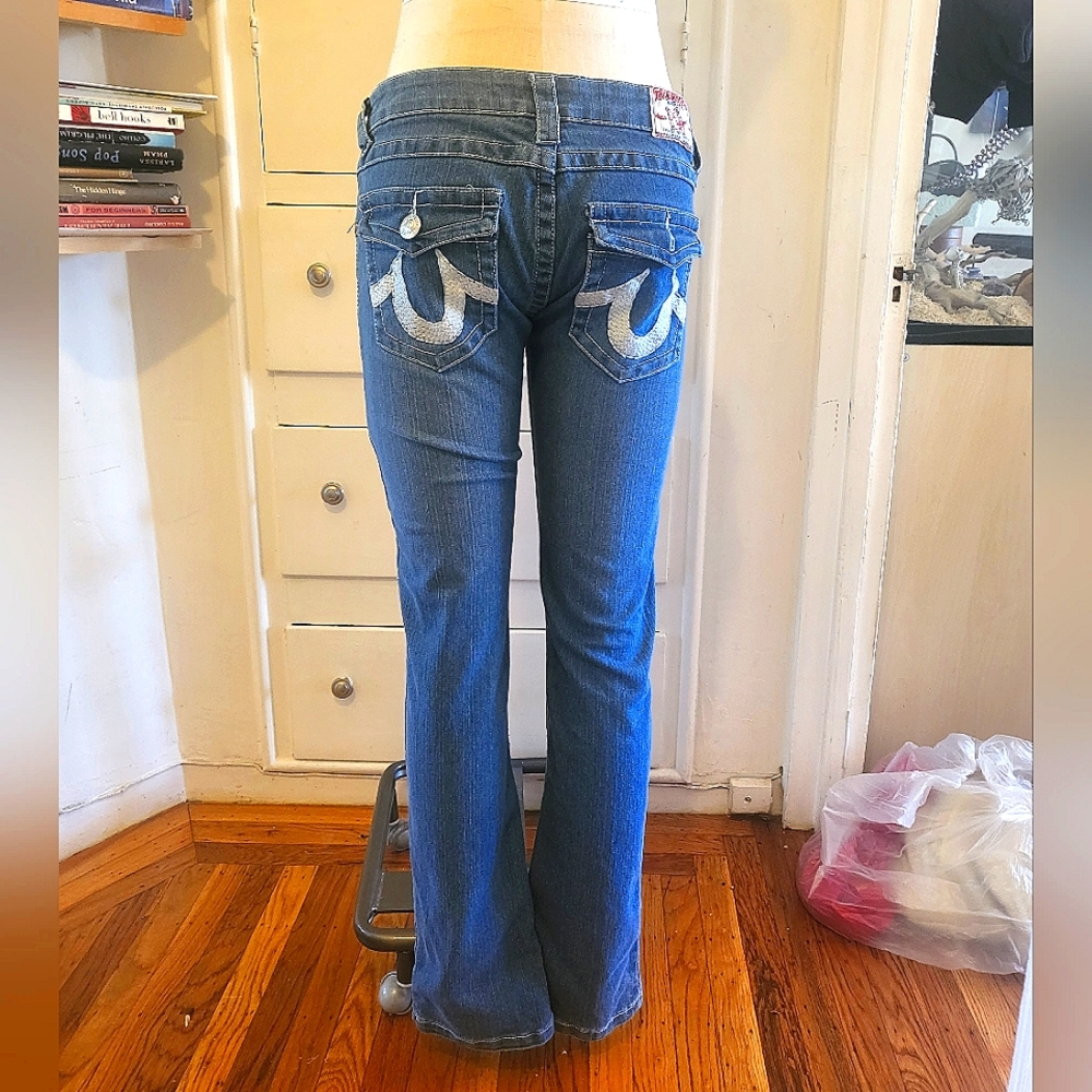 TRUE RELIGION Low Rise Boot Cut Jeans